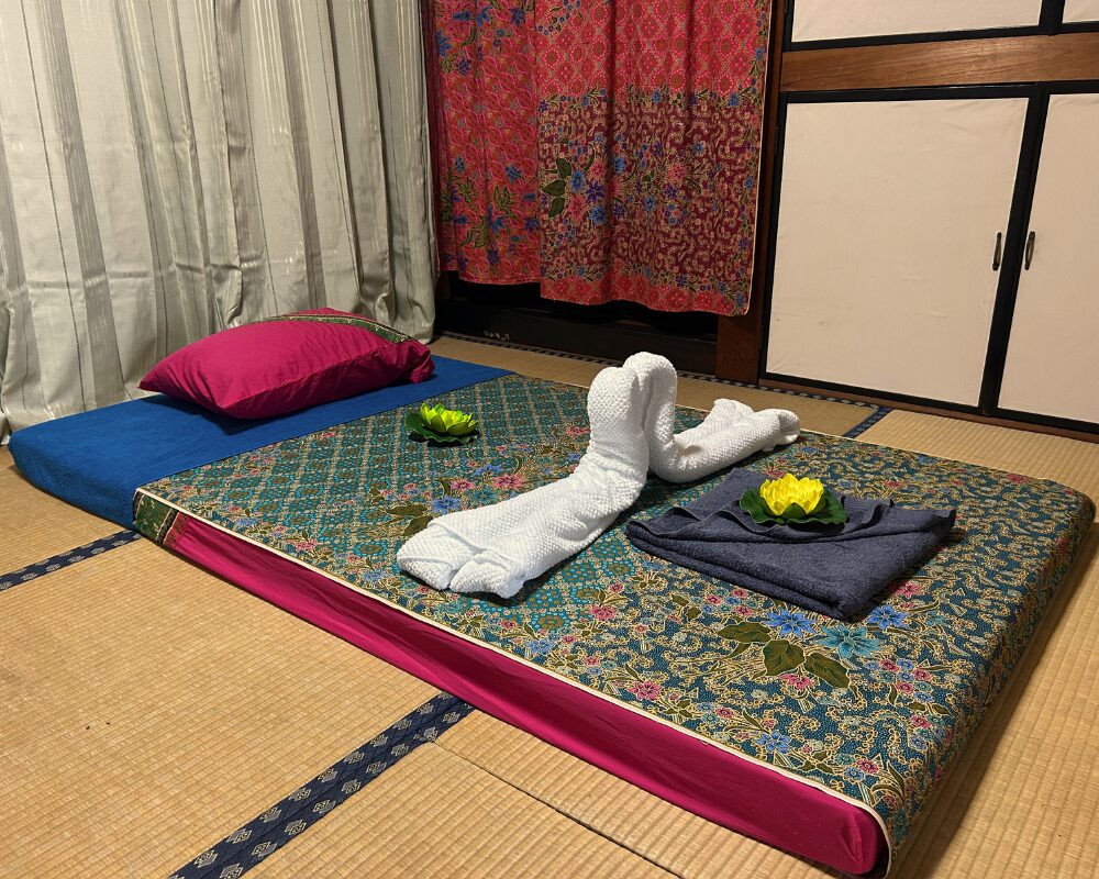 茨城県筑西市井上のタイ古式マッサージ・IVYアイヴィーの施術室