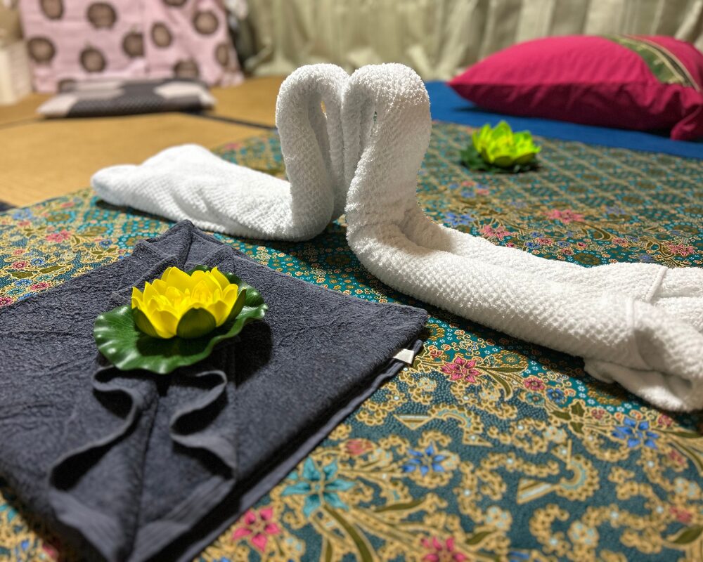 茨城県筑西市井上のタイ古式マッサージ・IVYアイヴィーの施術室