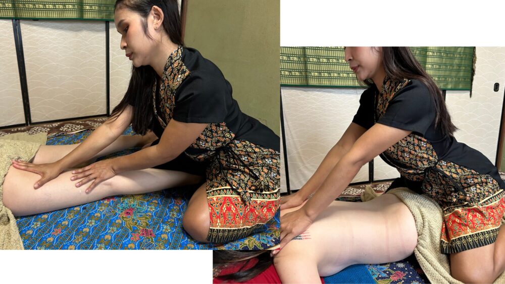 茨城県筑西市井上のタイ古式マッサージ・IVYアイヴィーのオイルマッサージ